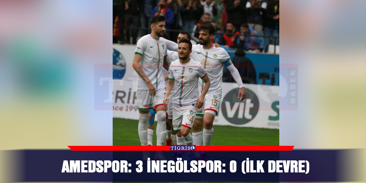 VİDEO - Amedspor: 3 İnegölspor: 0 (ilk devre)