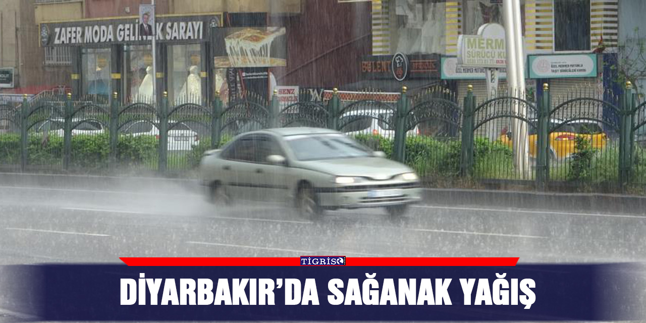 VİDEO - Diyarbakır’da sağanak yağış