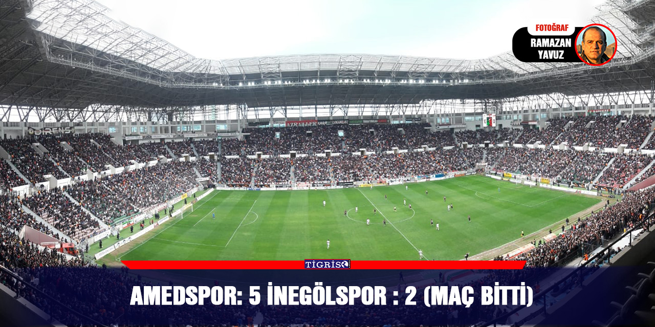 Amedspor: 5 İnegölspor : 2 (Maç bitti)
