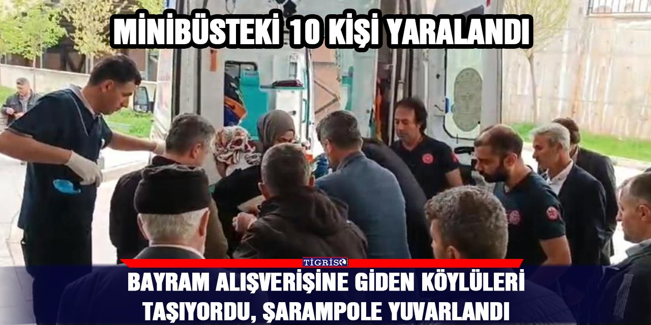 Bayram alışverişine giden köylüleri taşıyordu, şarampole yuvarlandı