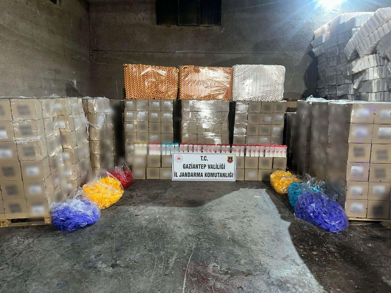 Antep'te sahte şampuan operasyonu