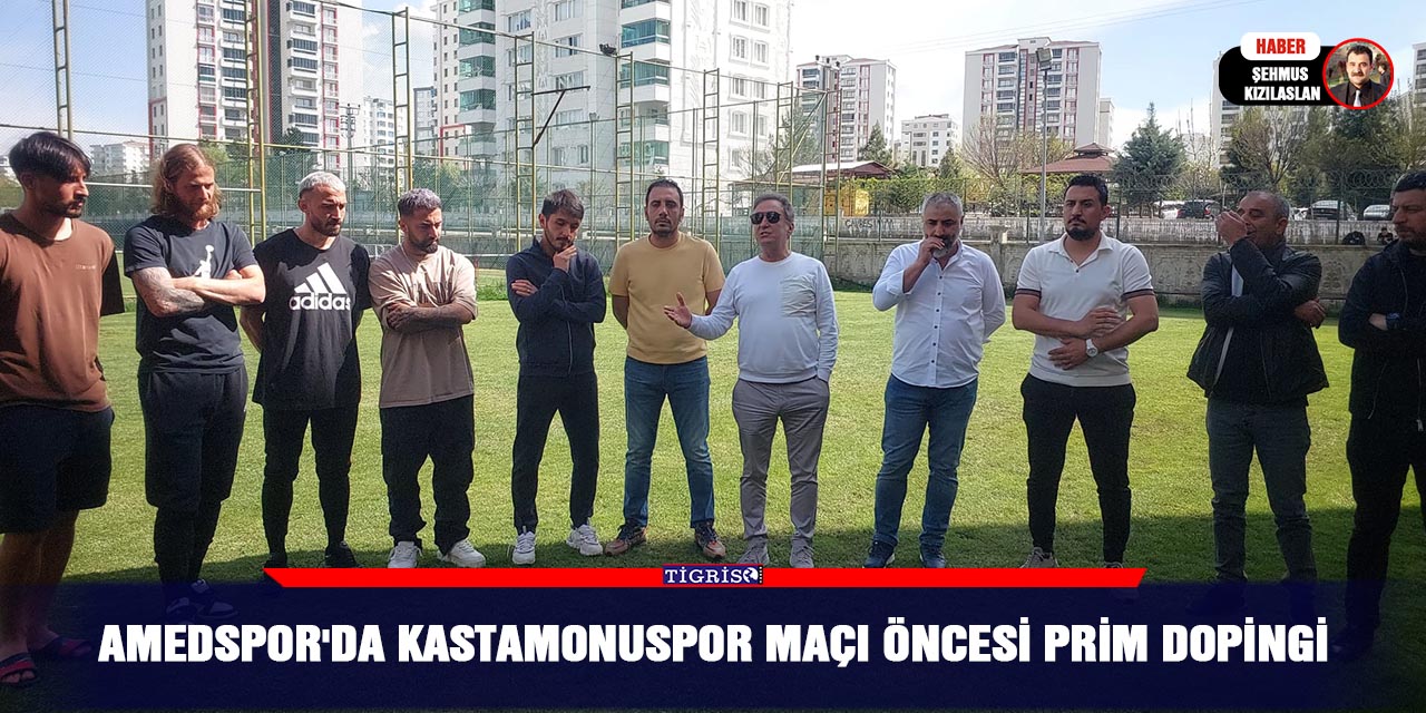 Amedspor'da Kastamonuspor maçı öncesi prim dopingi