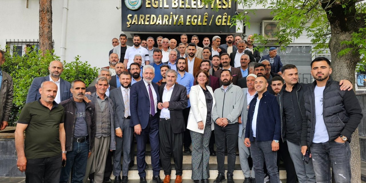 AK Partili Milletvekilleri, Çermik ve Eğil Belediyelerini ziyaret etti