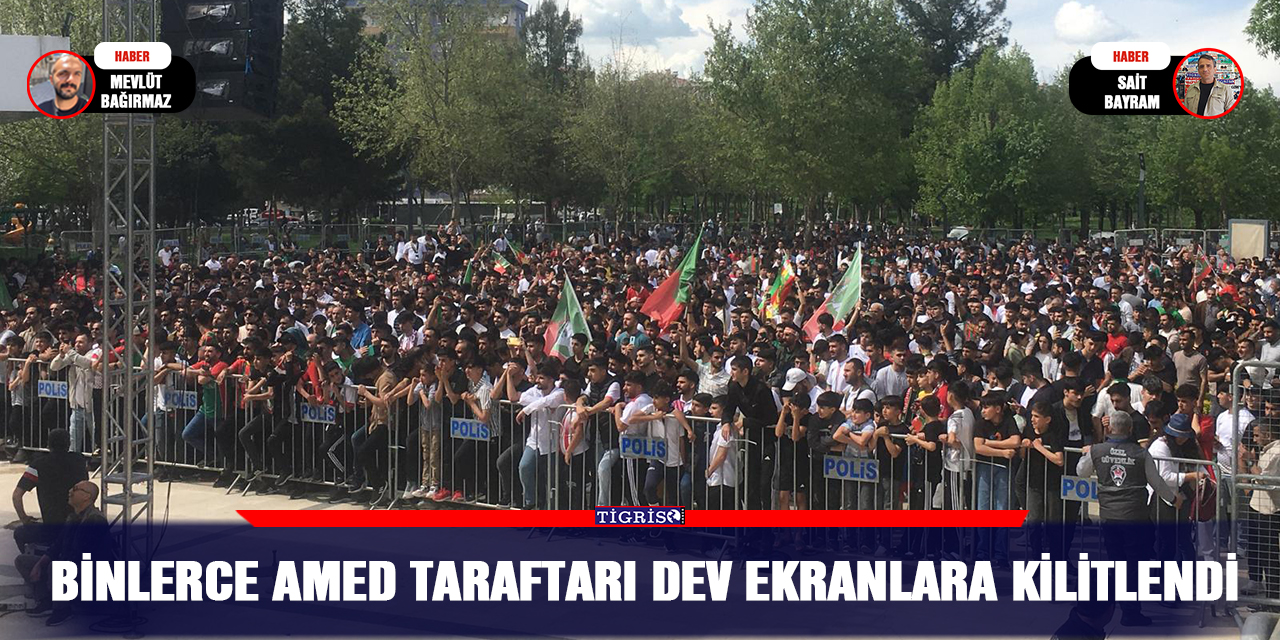VİDEO - Binlerce Amed taraftarı dev ekranlara kilitlendi