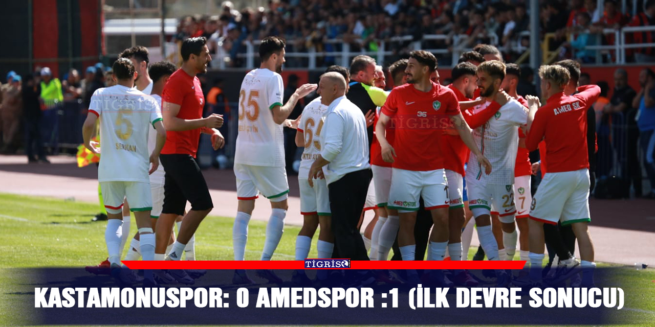 Kastamonuspor: 0 Amedspor :1 (İlk devre sonucu)
