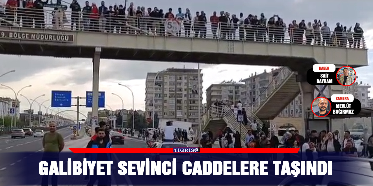 Galibiyet sevinci caddelere taşındı