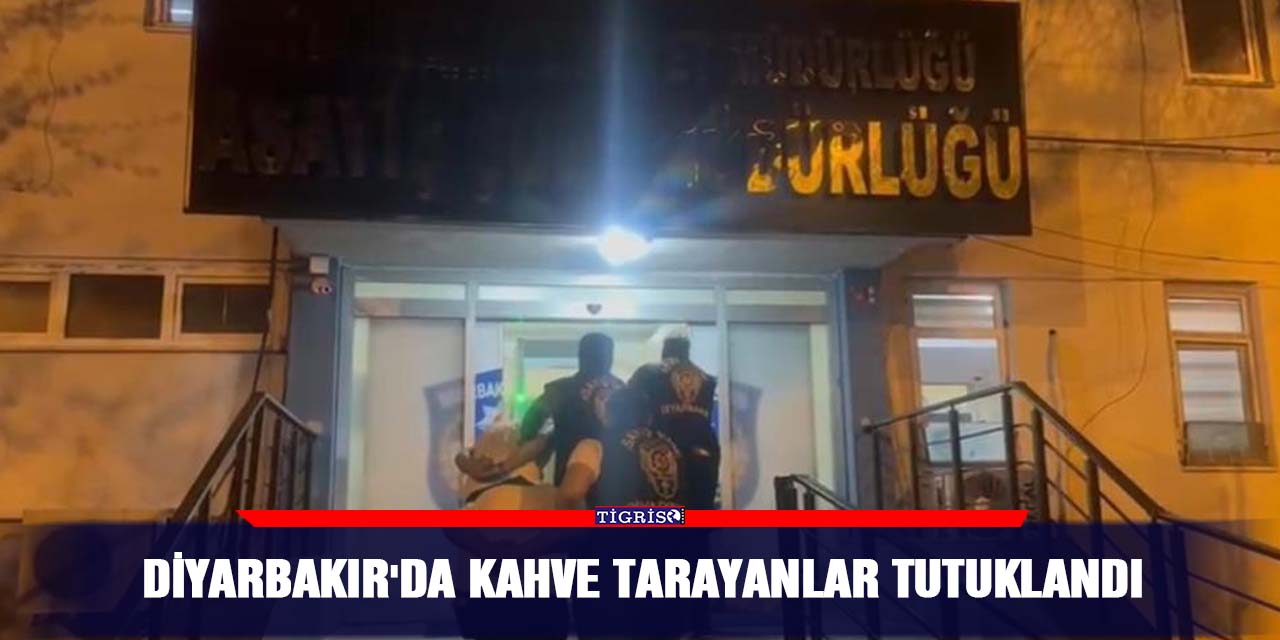 Diyarbakır'da kahve tarayanlar tutuklandı
