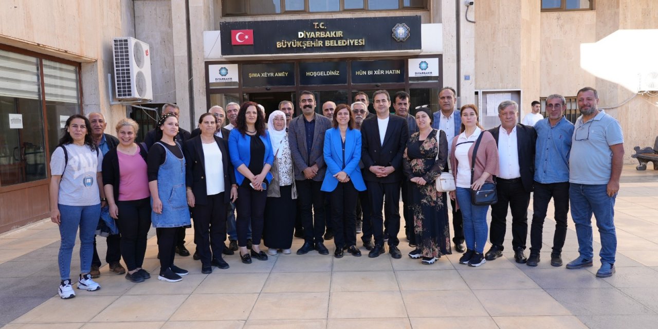 DEM Parti’den DBB Eş Başkanlarına ziyaret