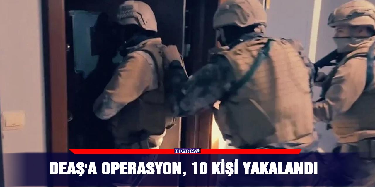 DEAŞ'a operasyon, 10 kişi yakalandı