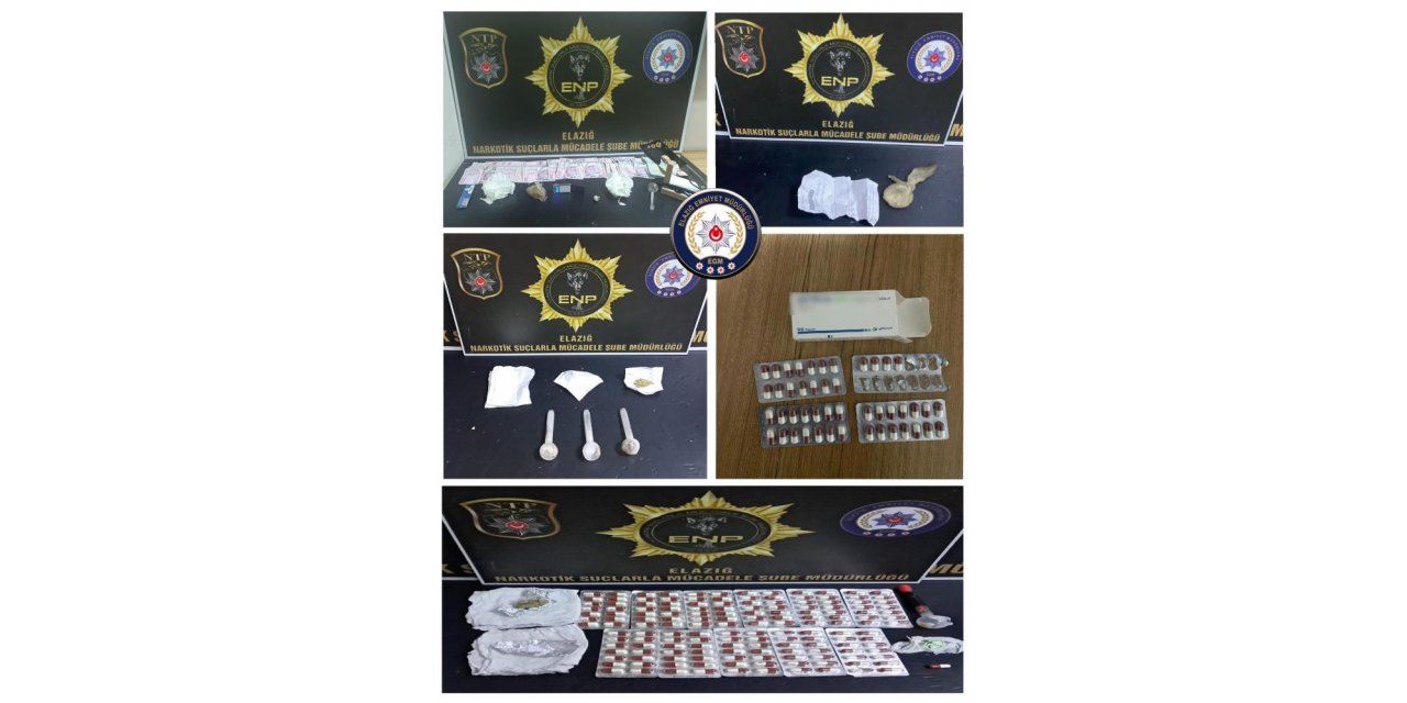 Elazığ’da uyuşturucu operasyonu