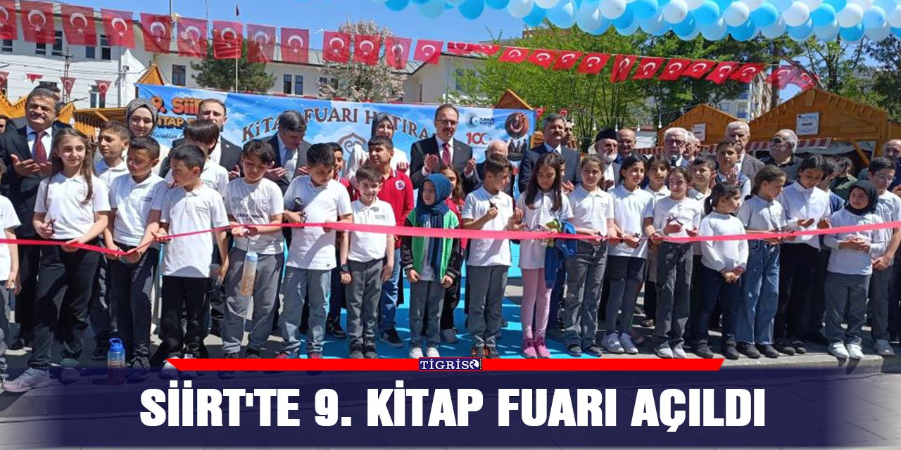 Siirt'te 9. Kitap Fuarı açıldı