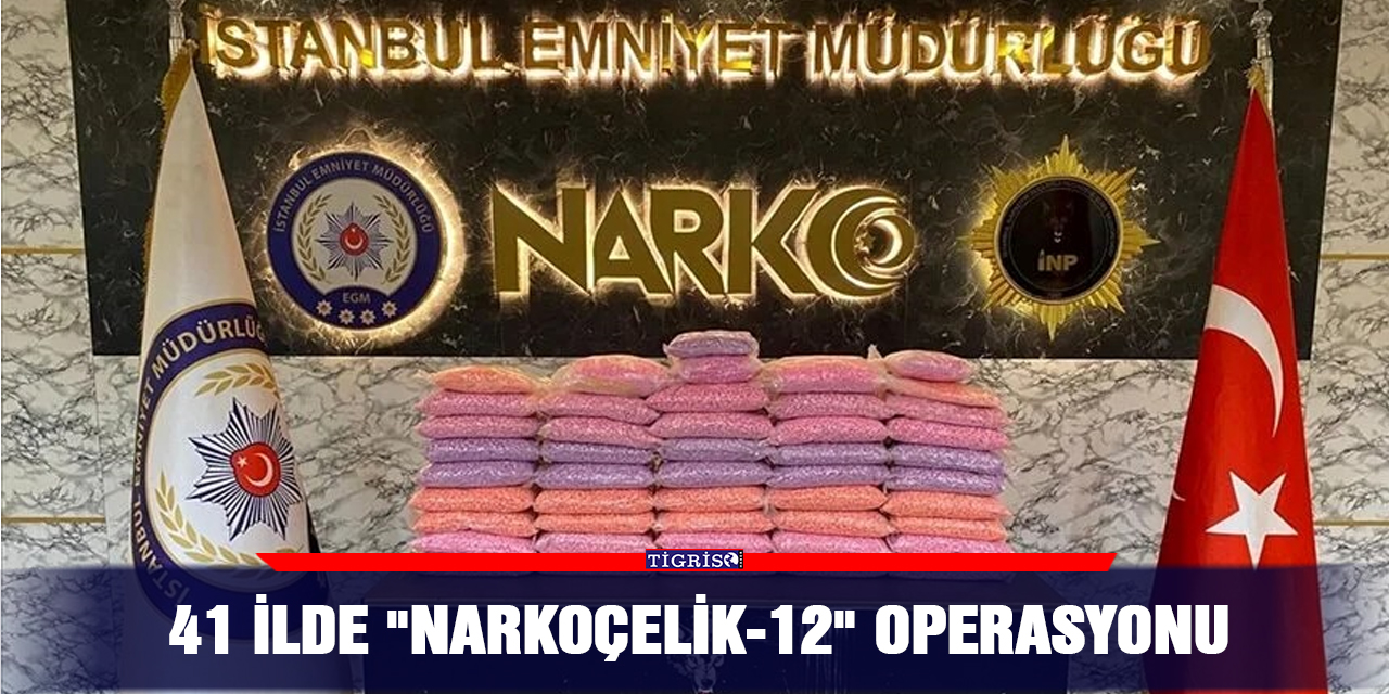 41 ilde "Narkoçelik-12" operasyonu