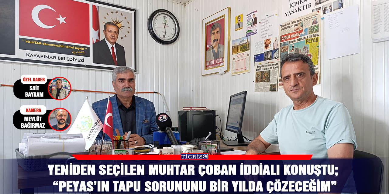 VİDEO - Yeniden seçilen Muhtar Çoban iddialı konuştu
