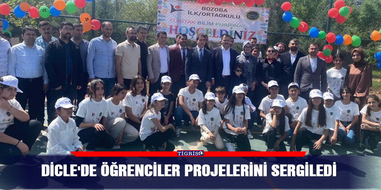Dicle'de öğrenciler projelerini sergiledi