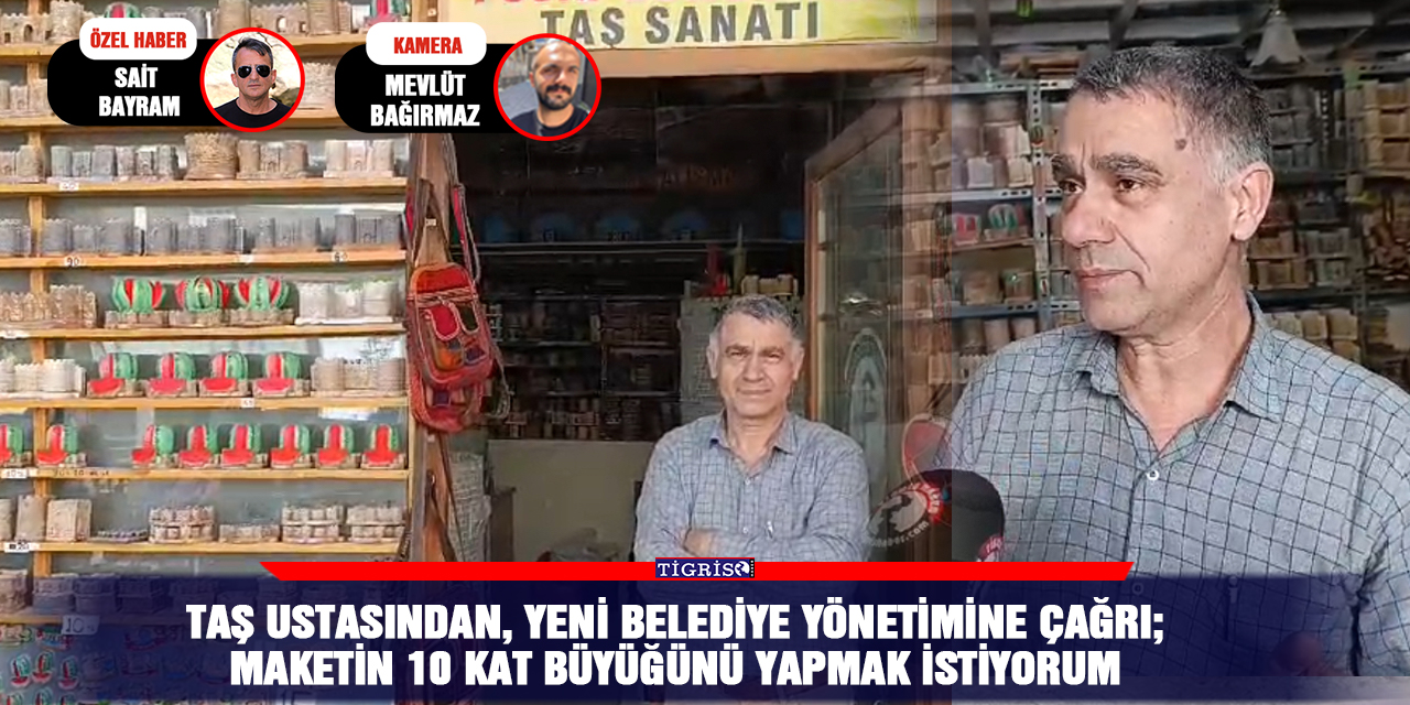 VİDEO - Taş ustasından, yeni belediye yönetimine çağrı;  Maketin 10 kat büyüğünü yapmak istiyorum