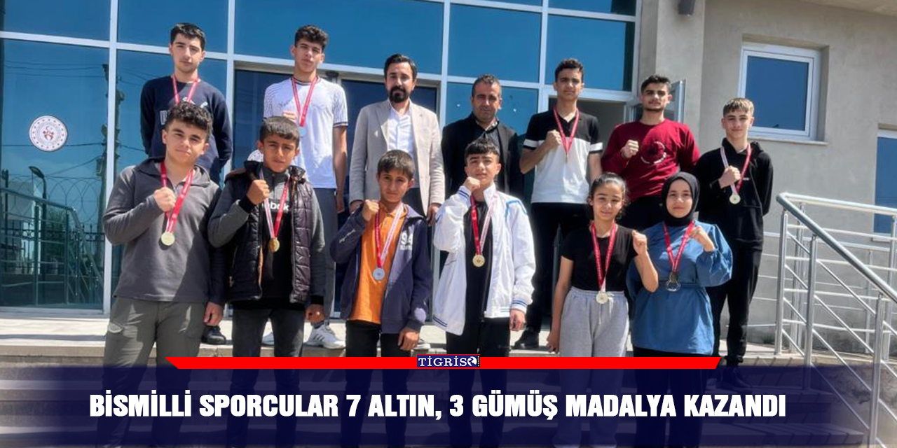 Bismilli sporcular 7 altın, 3 gümüş madalya kazandı