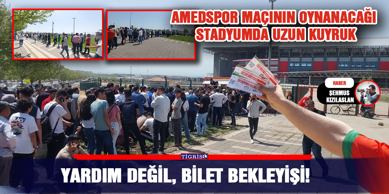 VİDEO - Yardım değil, bilet bekleyişi!