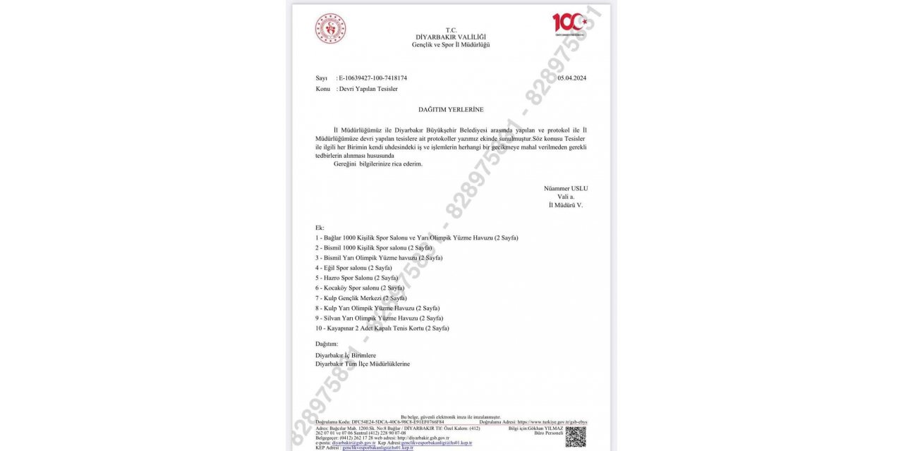 Kayyım, seçimden 5 gün sonra spor tesisi devri yaptı