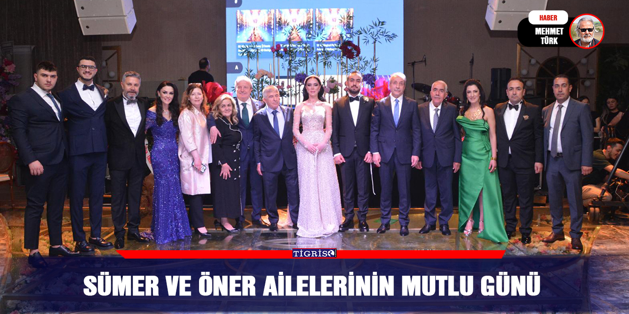 Sümer ve Öner ailelerinin mutlu günü