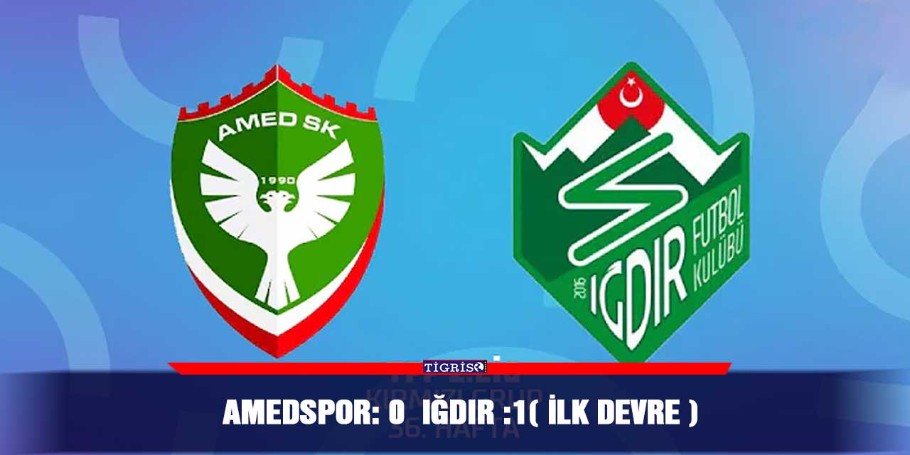 VİDEO - Amedspor: 0  Iğdır :1( ilk devre )