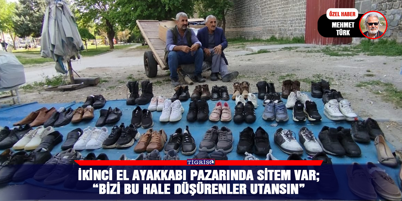 VİDEO - İkinci el ayakkabı pazarında sitem var;  “Bizi bu hale düşürenler utansın”