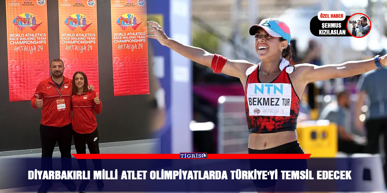 Diyarbakırlı milli atlet olimpiyatlarda Türkiye'yi temsil edecek