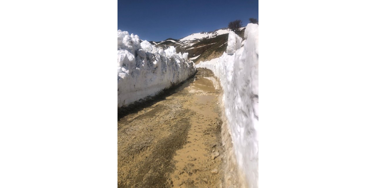 Doski Vadisi’nde 5 metre kar var