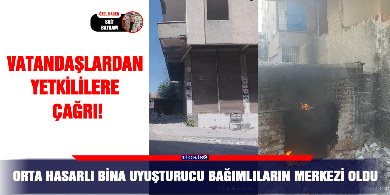 VİDEO - Orta Hasarlı bina Uyuşturucu bağımlıların merkezi oldu