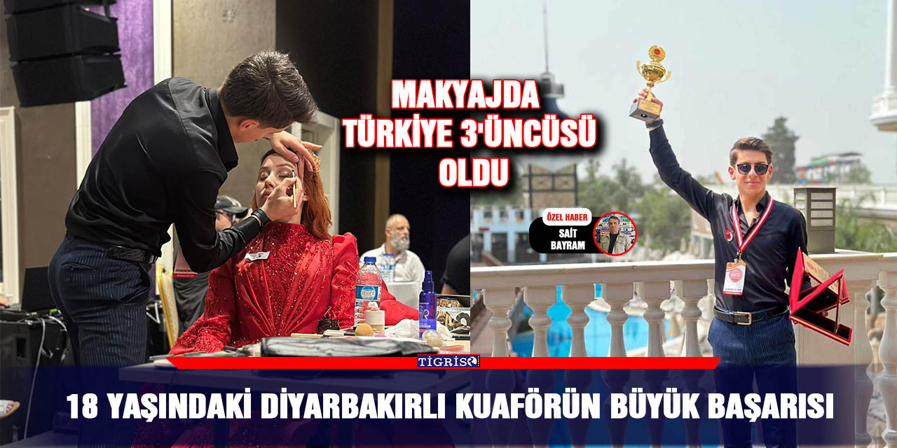 18 yaşındaki Diyarbakırlı kuaförün büyük başarısı