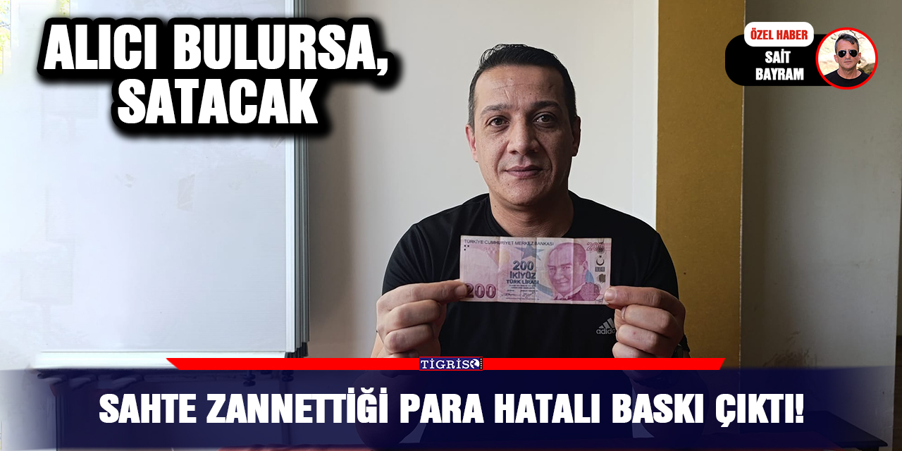 VİDEO - Sahte zannettiği para hatalı baskı çıktı!