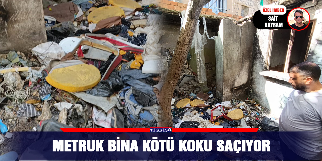 VİDEO - Metruk bina kötü koku saçıyor