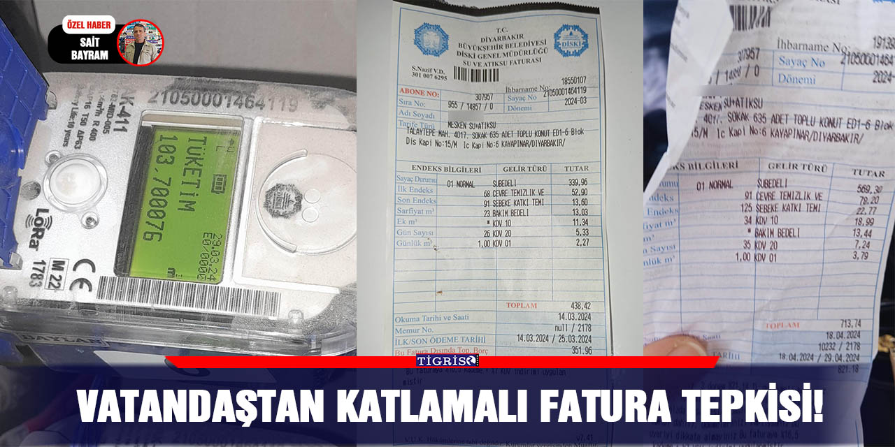 Vatandaştan katlamalı fatura tepkisi!