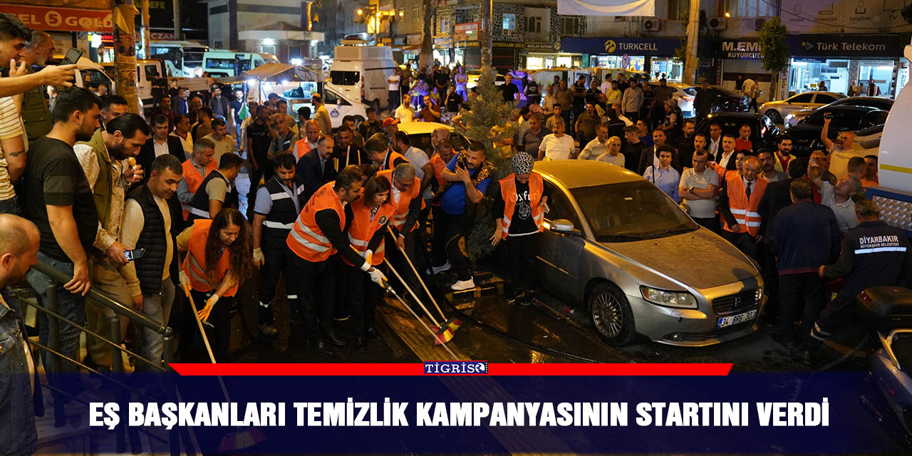 Eş Başkanları temizlik kampanyasının startını verdi