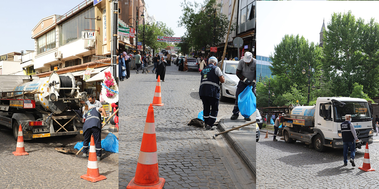 DİSKİ, Gazi Caddesinde temizlik çalışması yürüttü