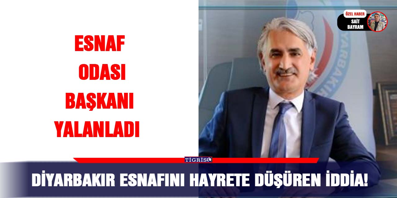Diyarbakır esnafını hayrete düşüren iddia!