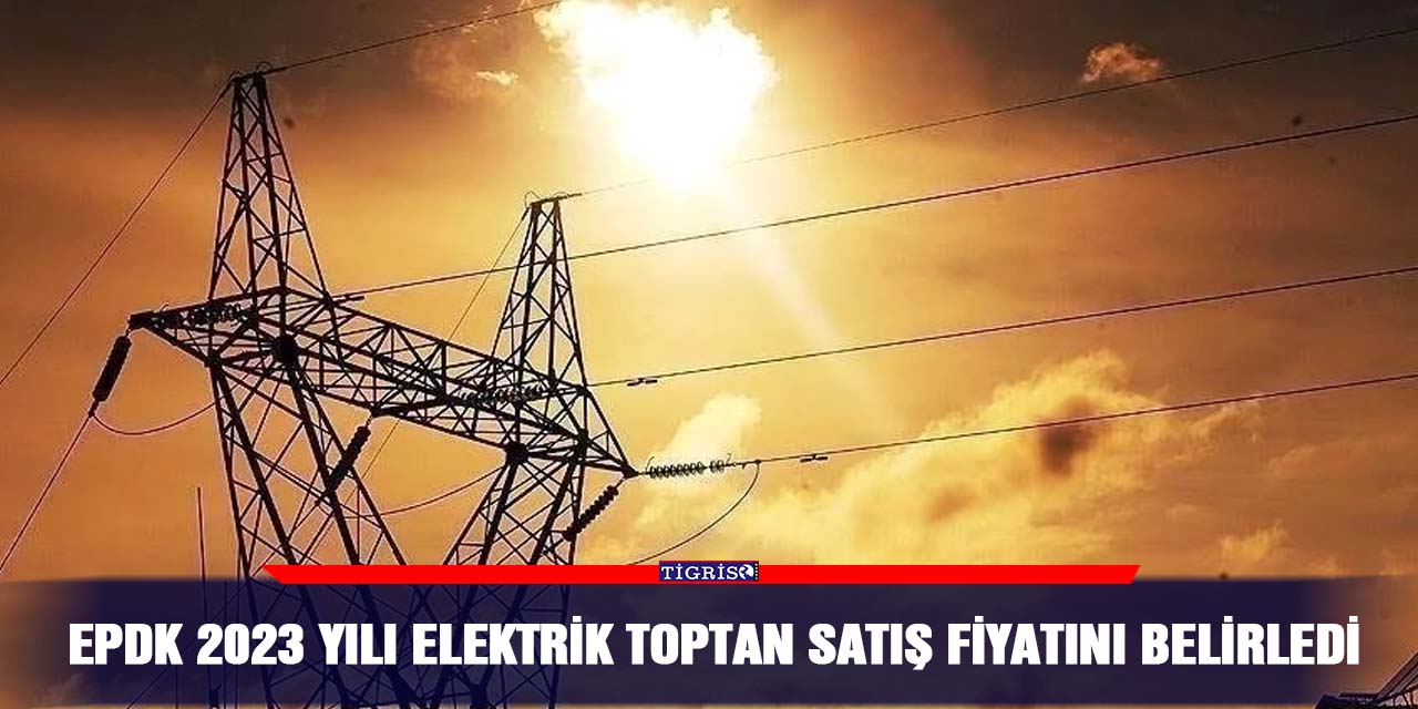EPDK 2023 yılı elektrik toptan satış fiyatını belirledi