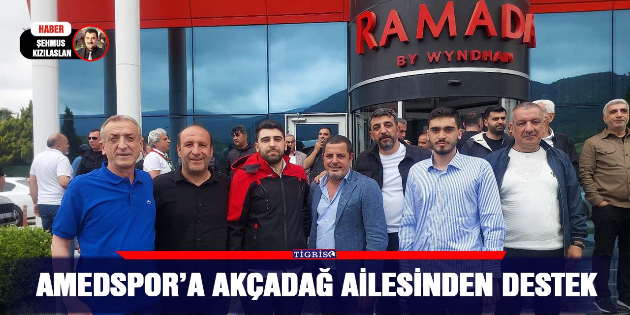 Amedspor’a Akçadağ ailesinden destek