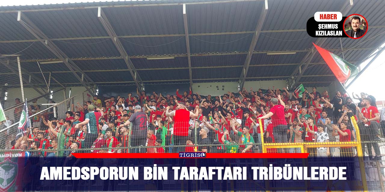 VİDEO - Amedsporun bin taraftarı tribünlerde
