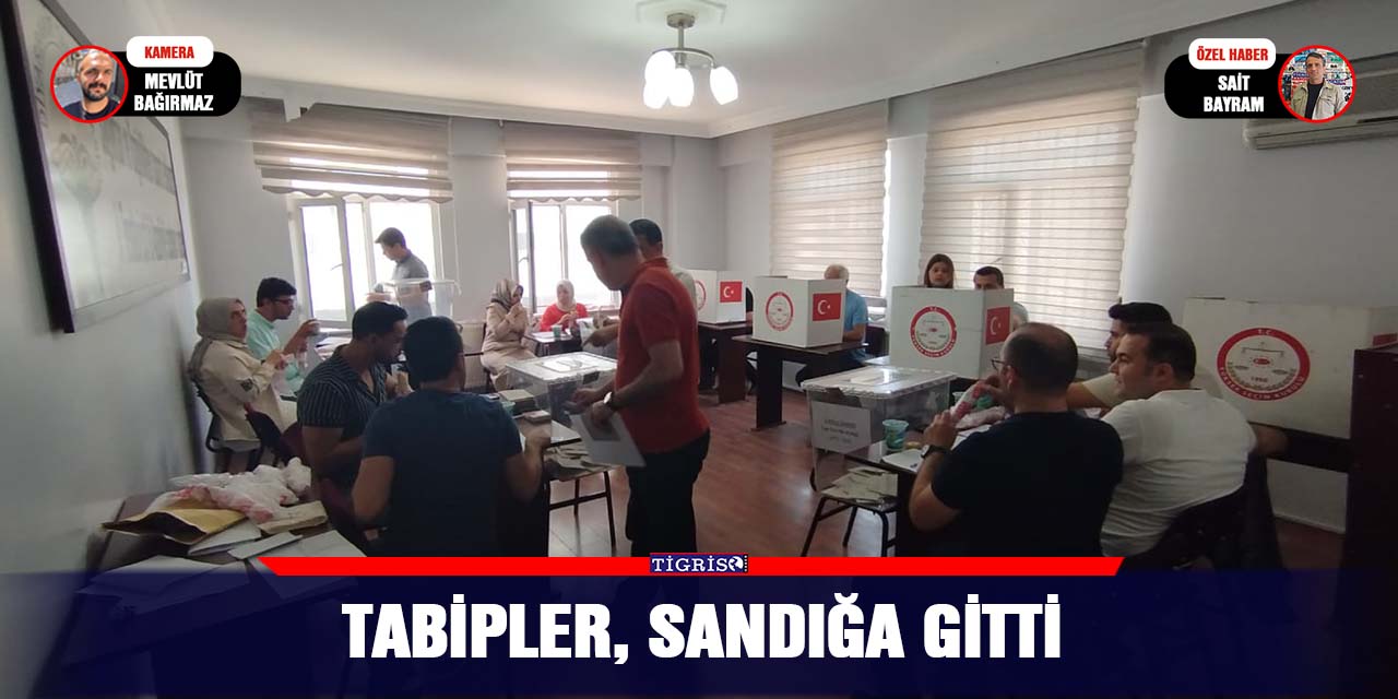 VİDEO - Tabipler, sandığa gitti