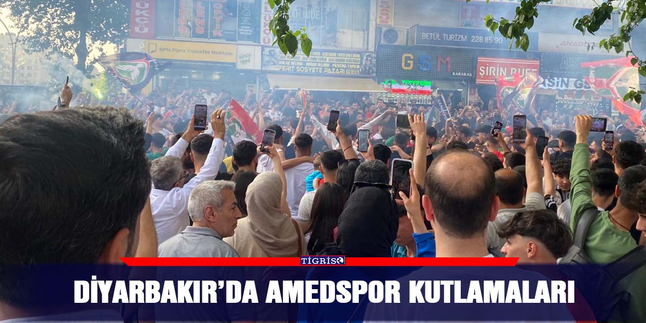 Diyarbakır’da Amedspor kutlamaları