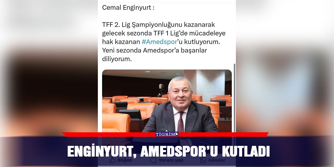 Enginyurt, Amedspor’u kutladı