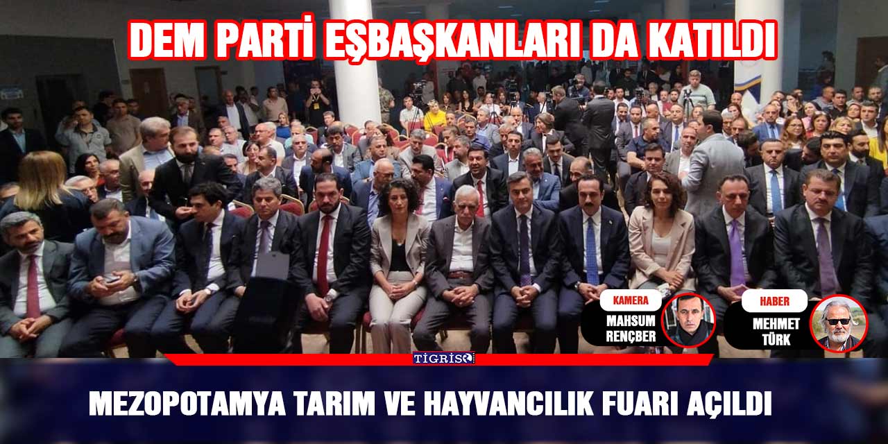 VİDEO - Mezopotamya Tarım ve Hayvancılık Fuarı açıldı