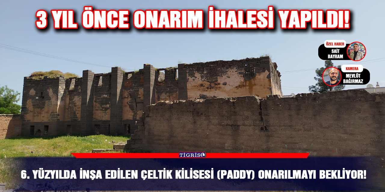 VİDEO - 6. Yüzyılda inşa edilen Çeltik Kilisesi (Paddy) onarılmayı bekliyor!