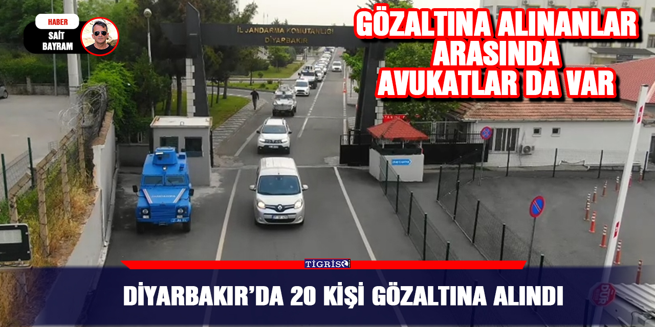 VİDEO - Diyarbakır’da 20 kişi gözaltına alındı