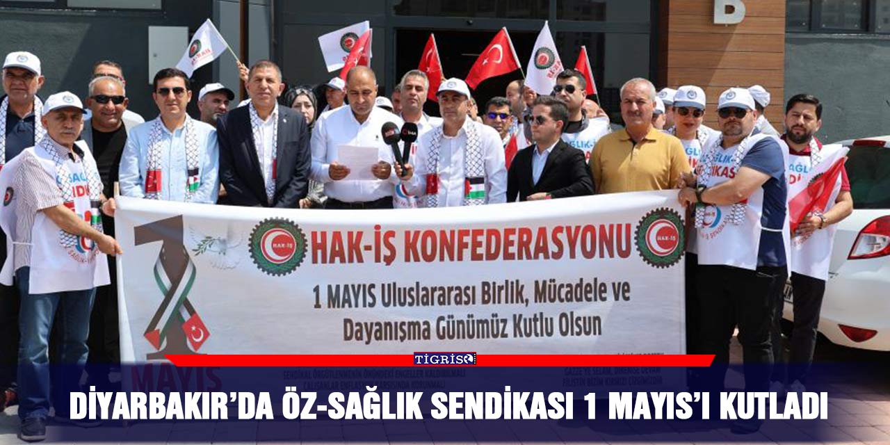 Diyarbakır’da Öz-Sağlık Sendikası 1 Mayıs’ı kutladı
