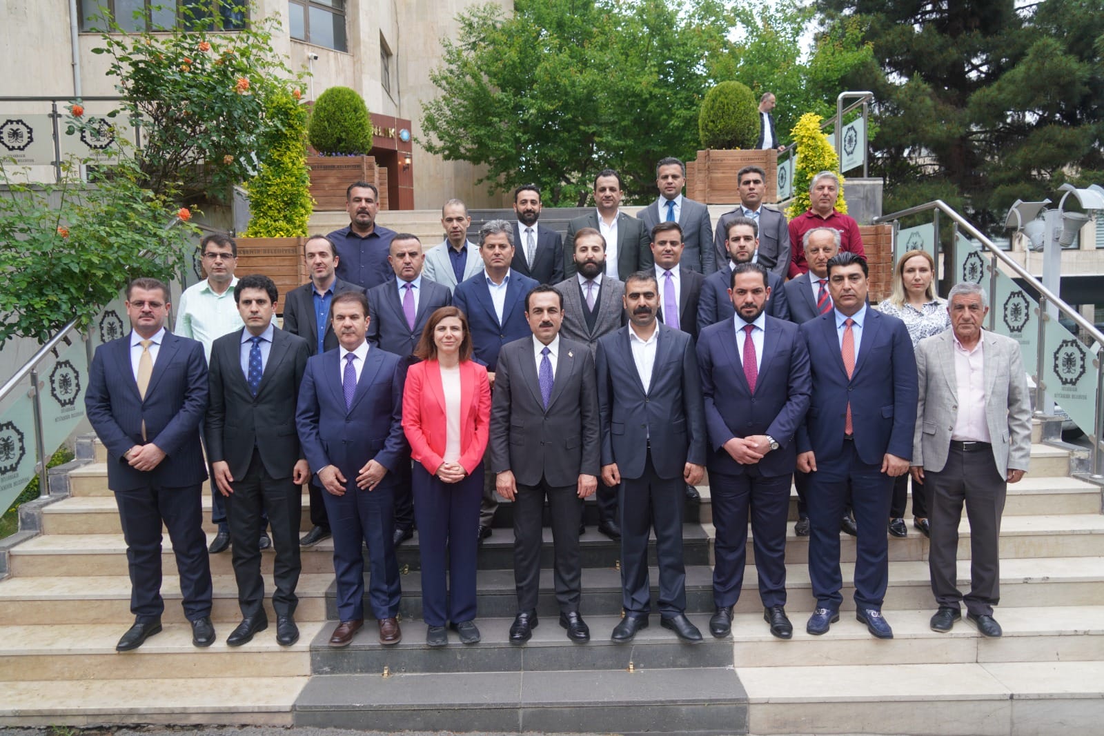 Erbil Valisi Xosnav, Eşbaşkanları ziyaret etti