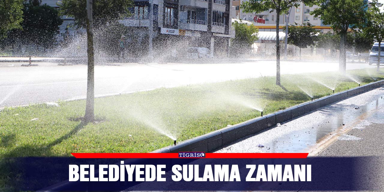 Belediyede sulama zamanı