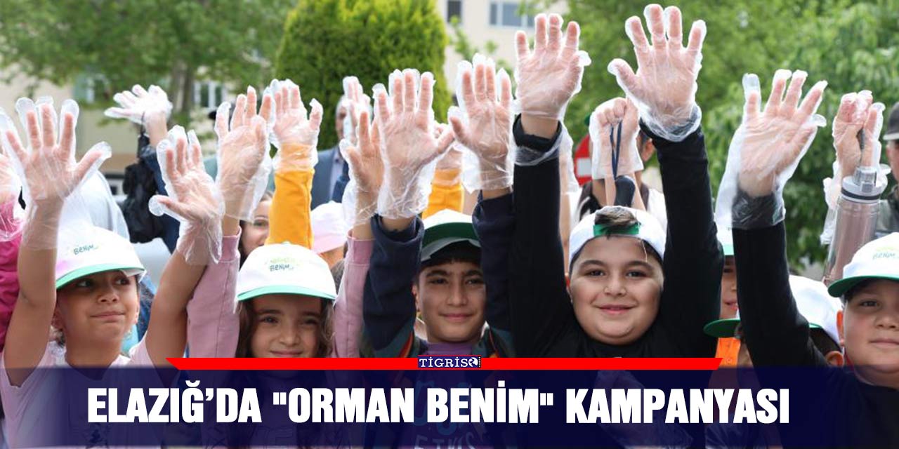 Elazığ’da "Orman Benim" kampanyası