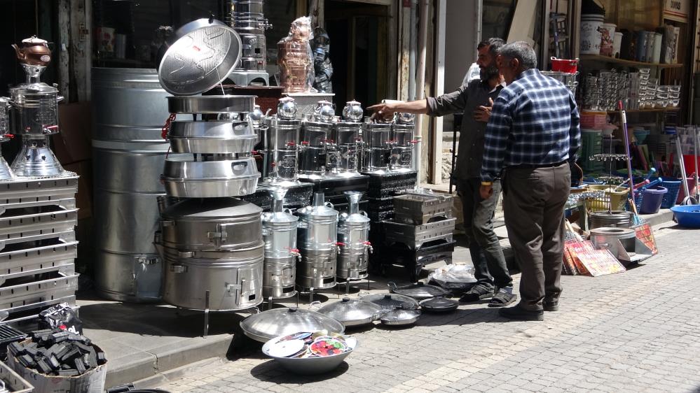 Van’da mangal ve semaver satışları arttı