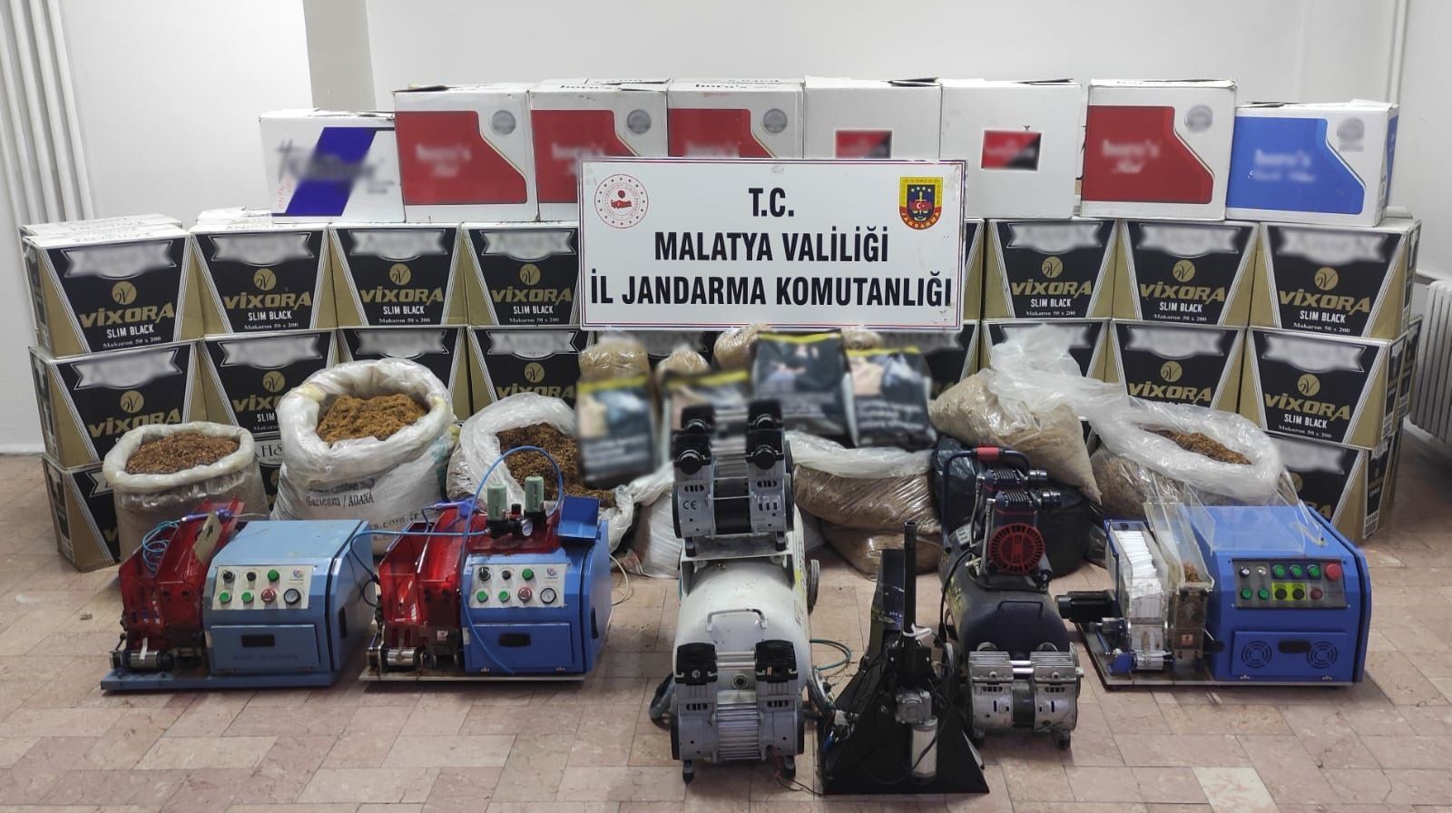 Kaçak sigara operasyonu